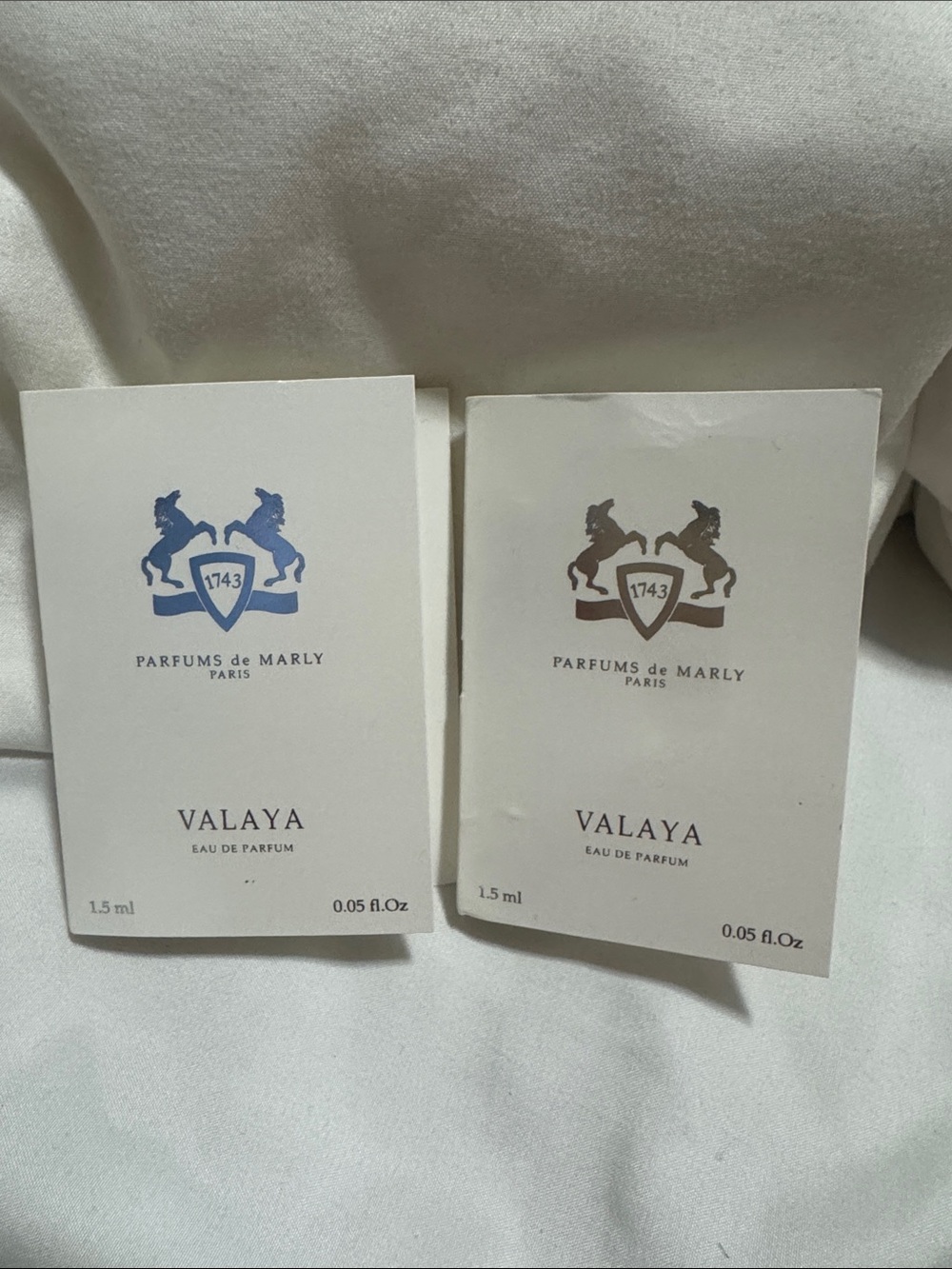 New 2 Parfums de marly Paris Valaya sample